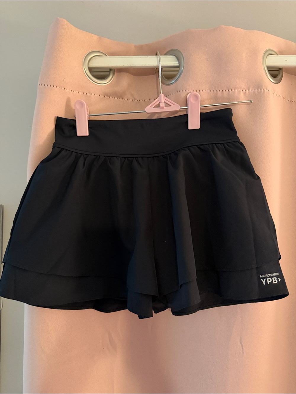 abercrombie kids Black Layered Active Shorts